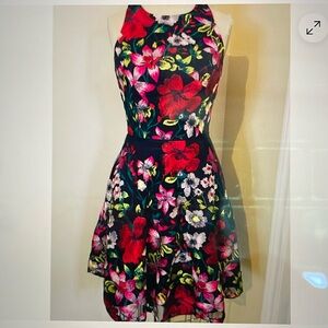 Floral embroidered dress